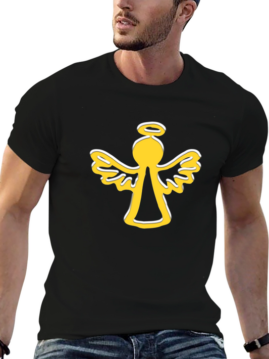 Angel Graphic Black T-Shirt