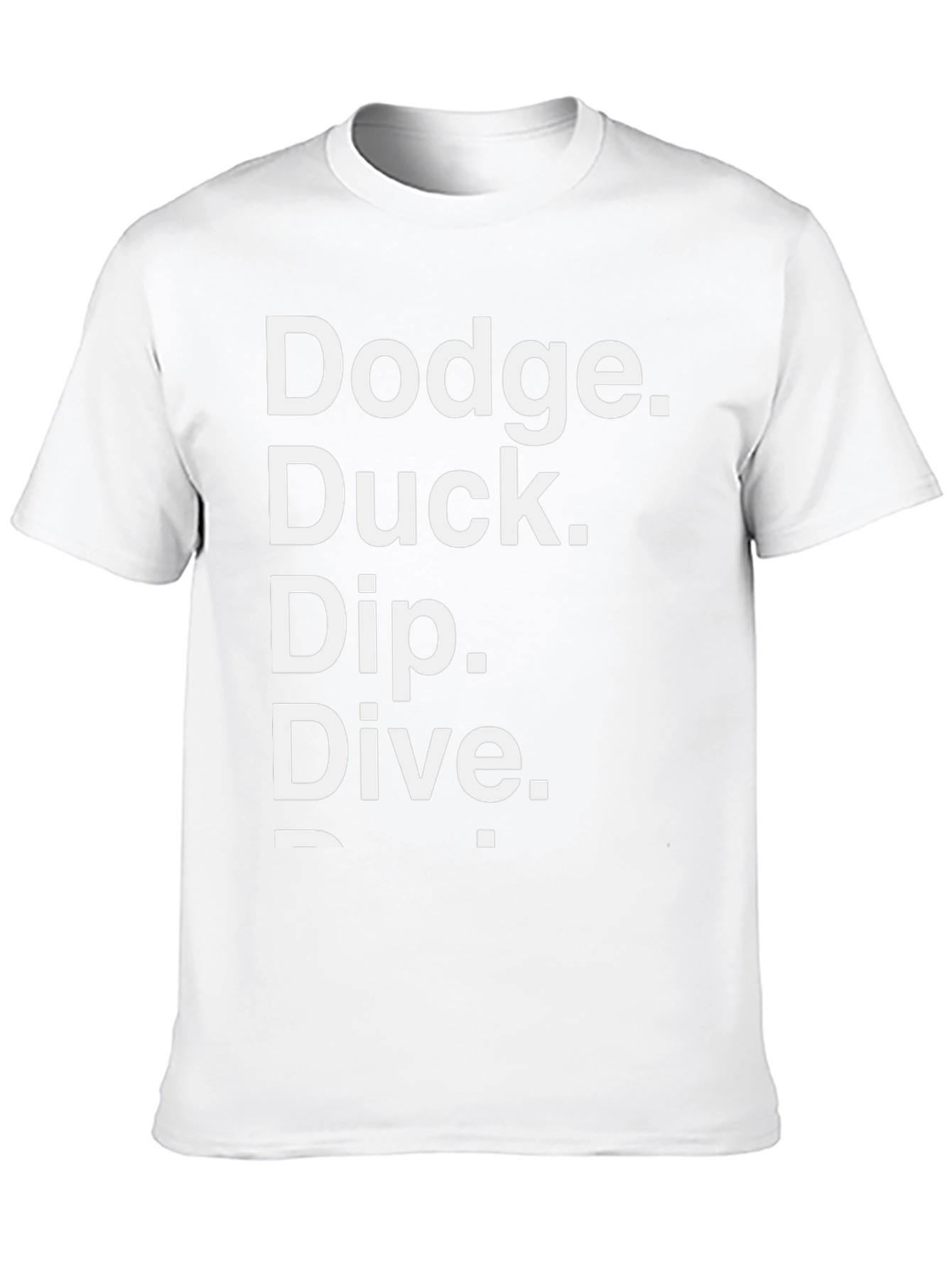 Dodge Duck Dip Dive Funny Graphic Tee