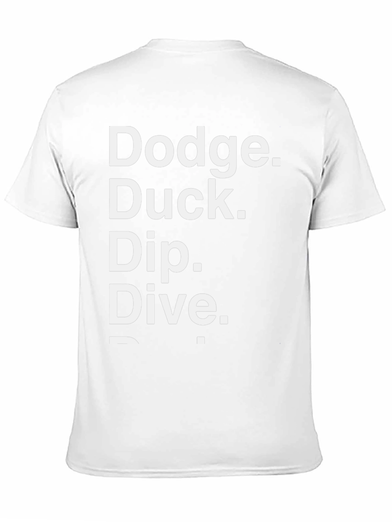 Dodge Duck Dip Dive Funny Graphic Tee