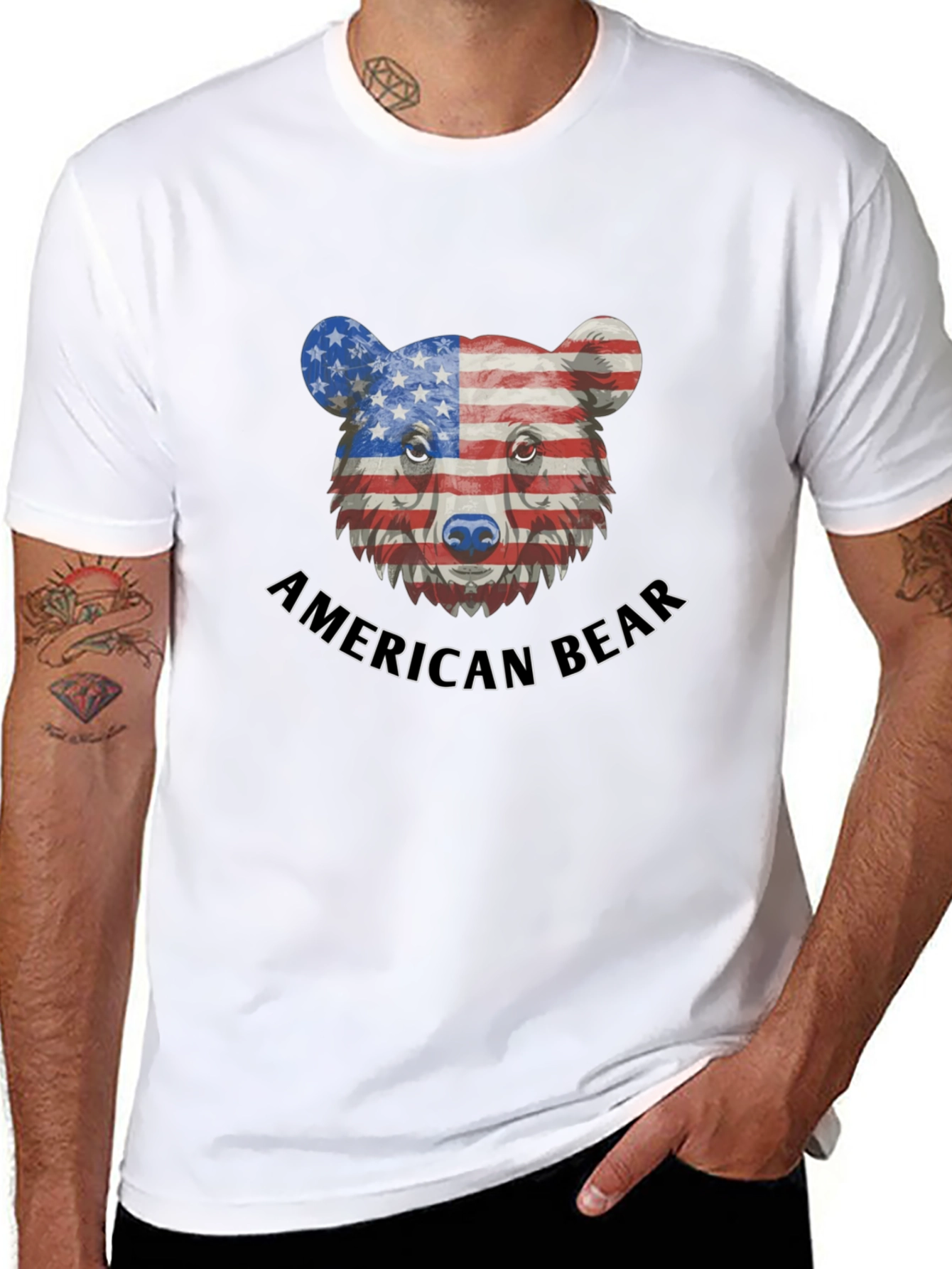 American Bear Graphic Tee