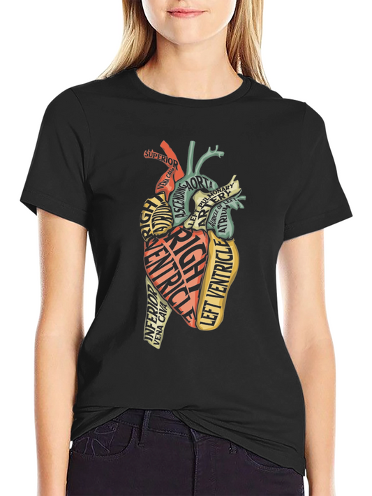 Anatomical Heart T-Shirt -  Science Tee for Medical Students
