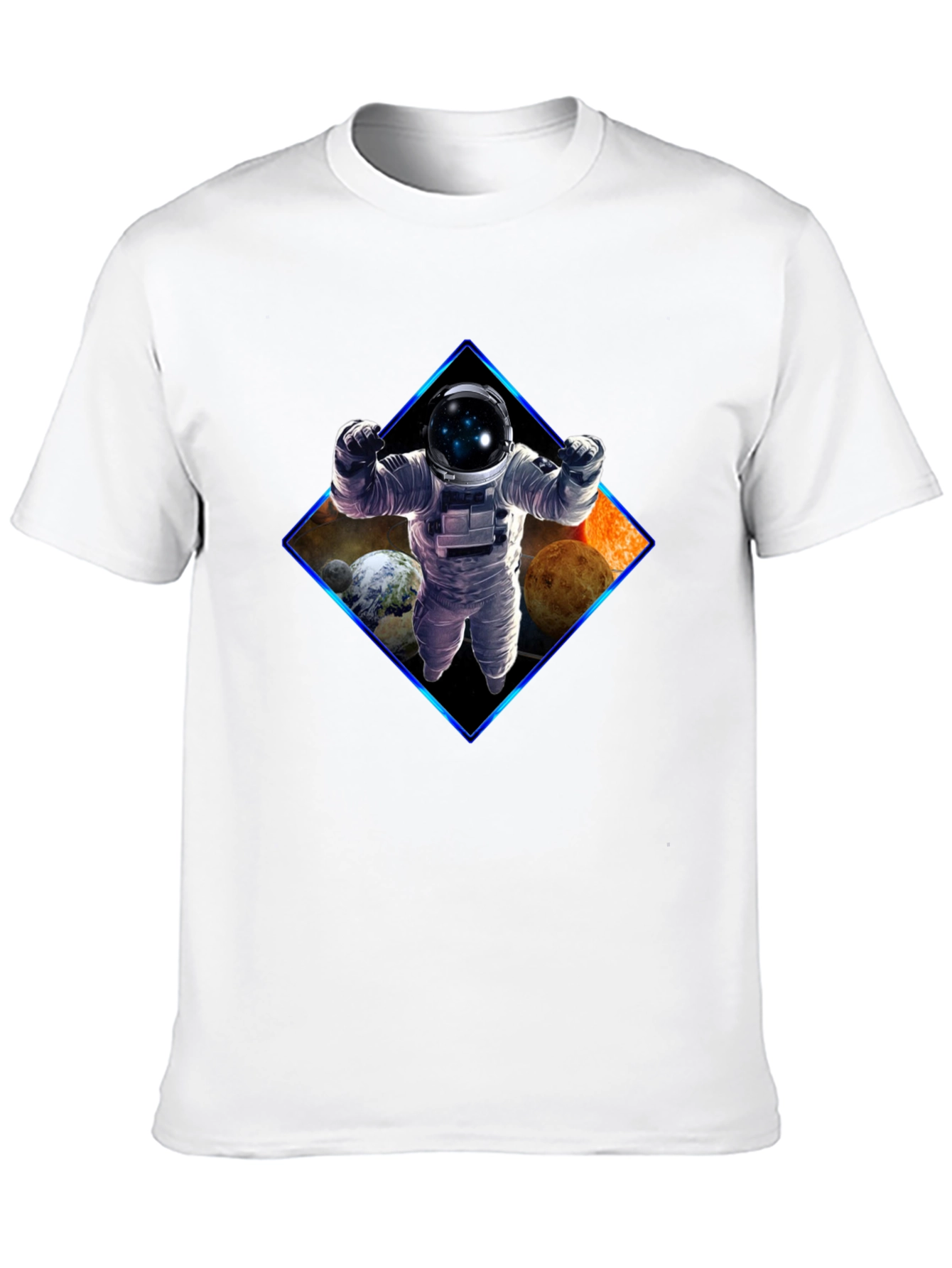 Astronaut Graphic Black T-Shirt