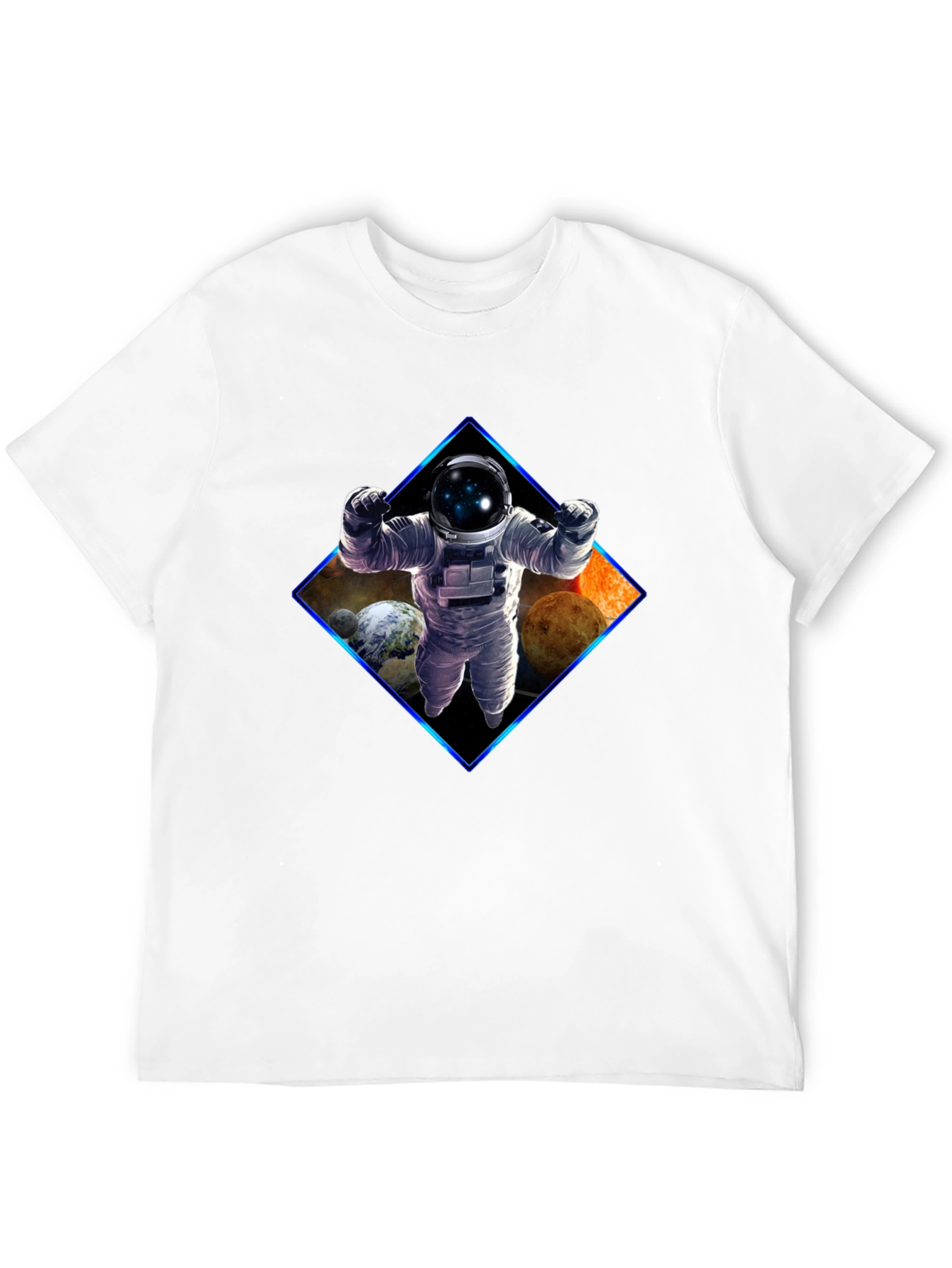 Astronaut Graphic Black T-Shirt