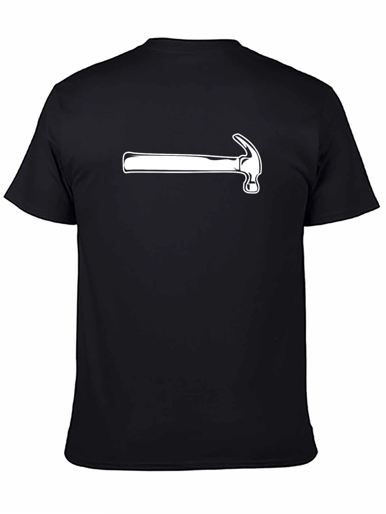 Hammer Graphic Black Tee - DIY Enthusiast Apparel