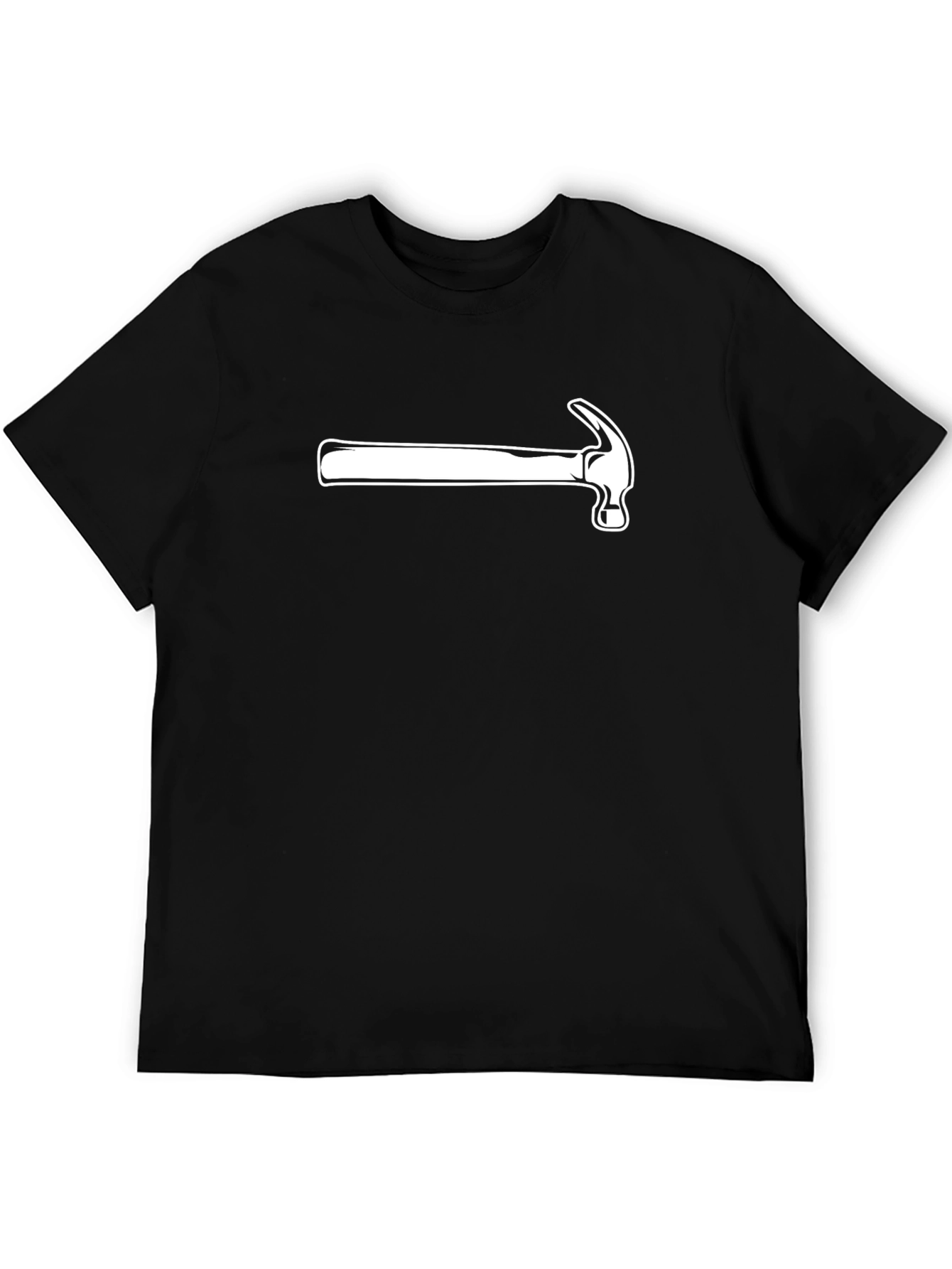 Hammer Graphic Black Tee - DIY Enthusiast Apparel