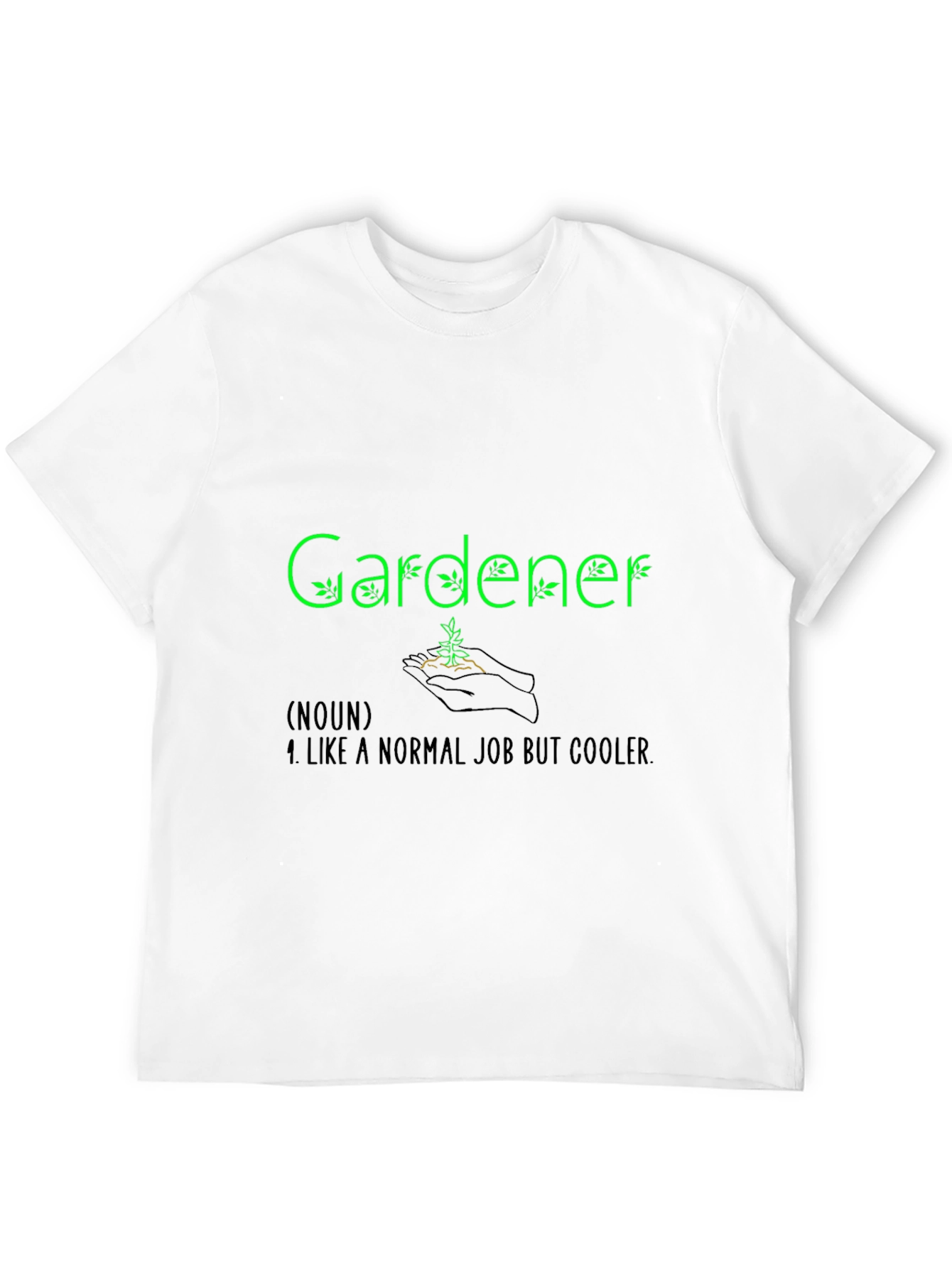 Gardener Definition Black T-Shirt