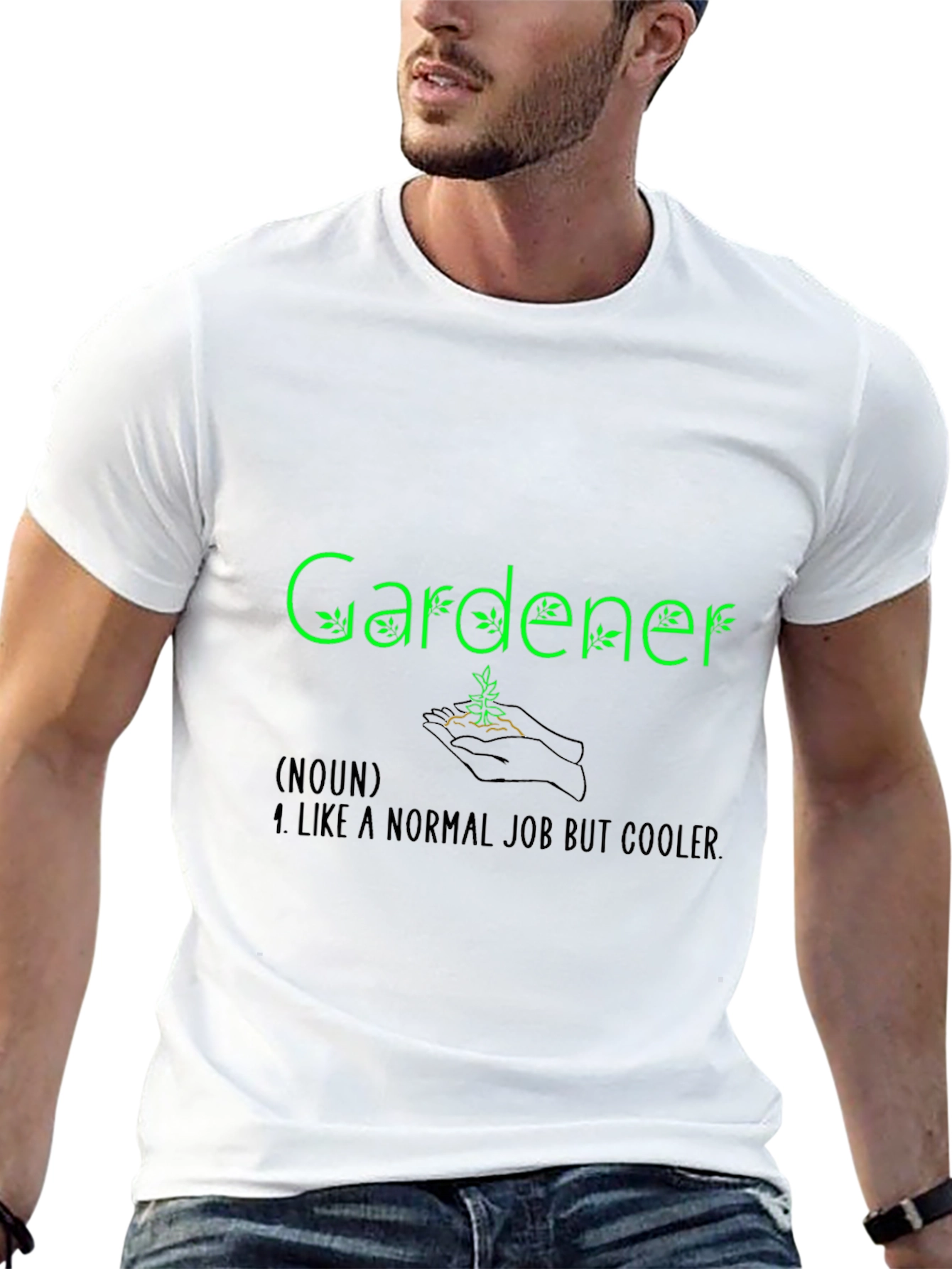 Gardener Definition Black T-Shirt