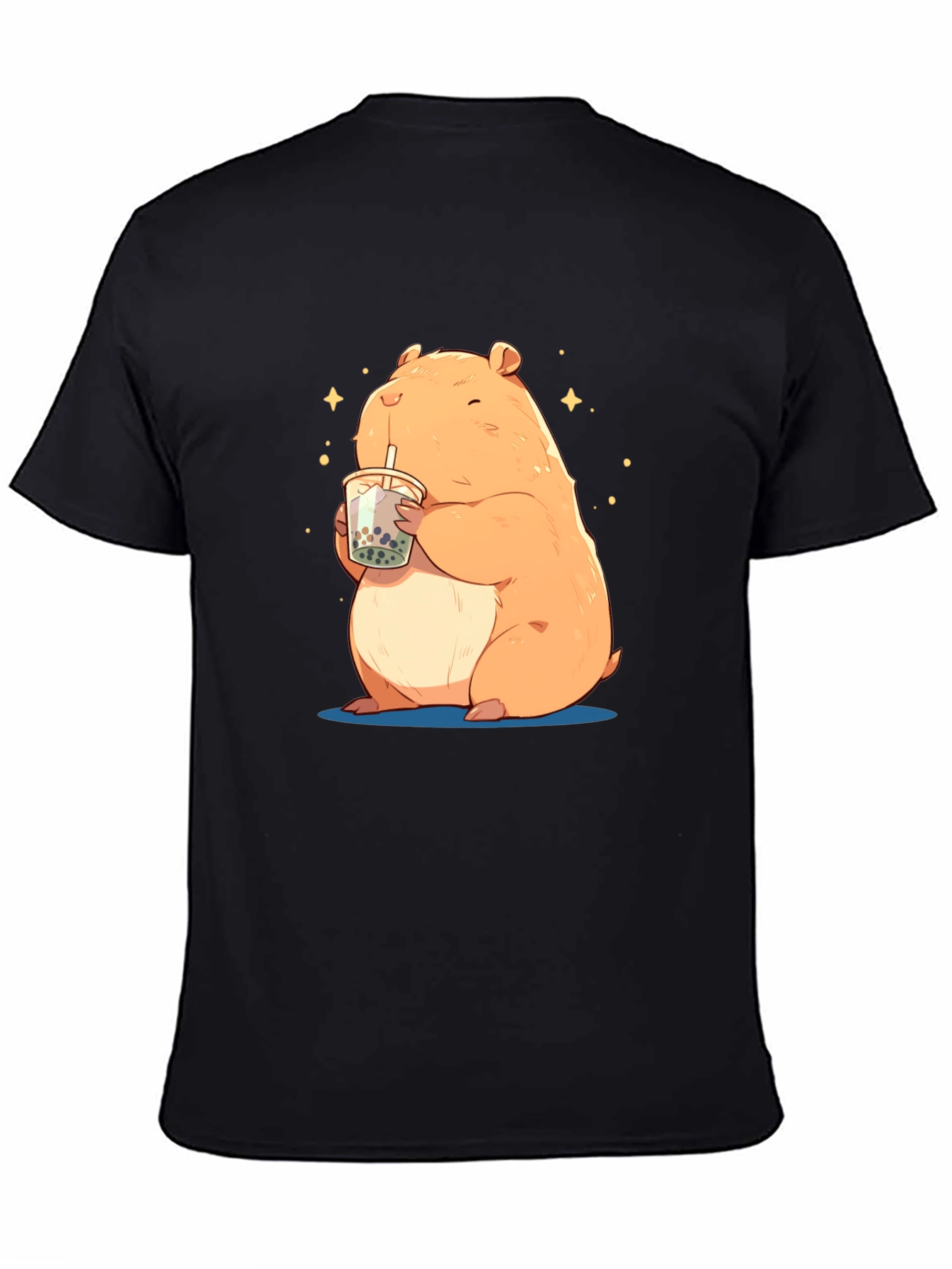 Hamster Boba Tea Graphic T-Shirt