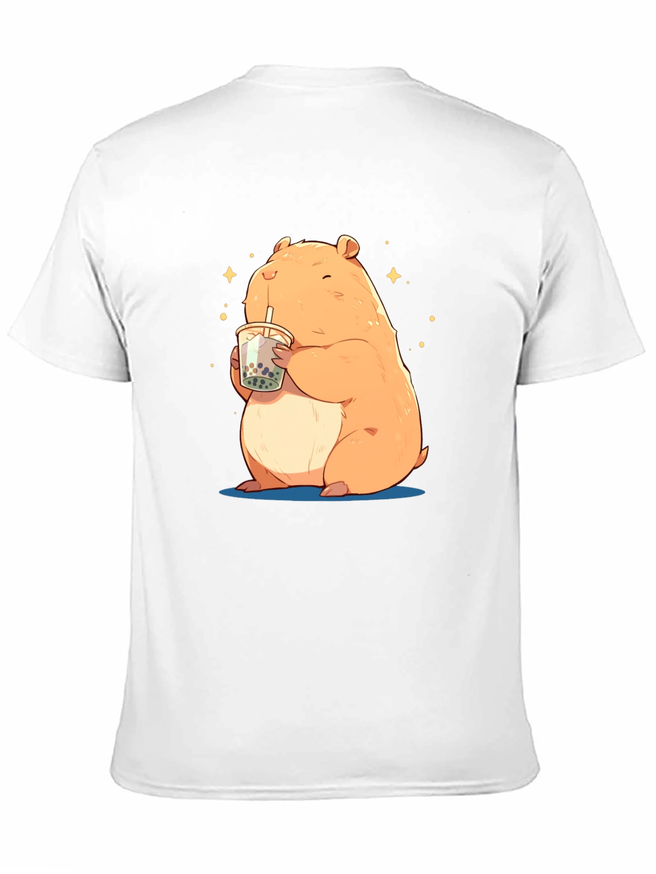 Hamster Boba Tea Graphic T-Shirt