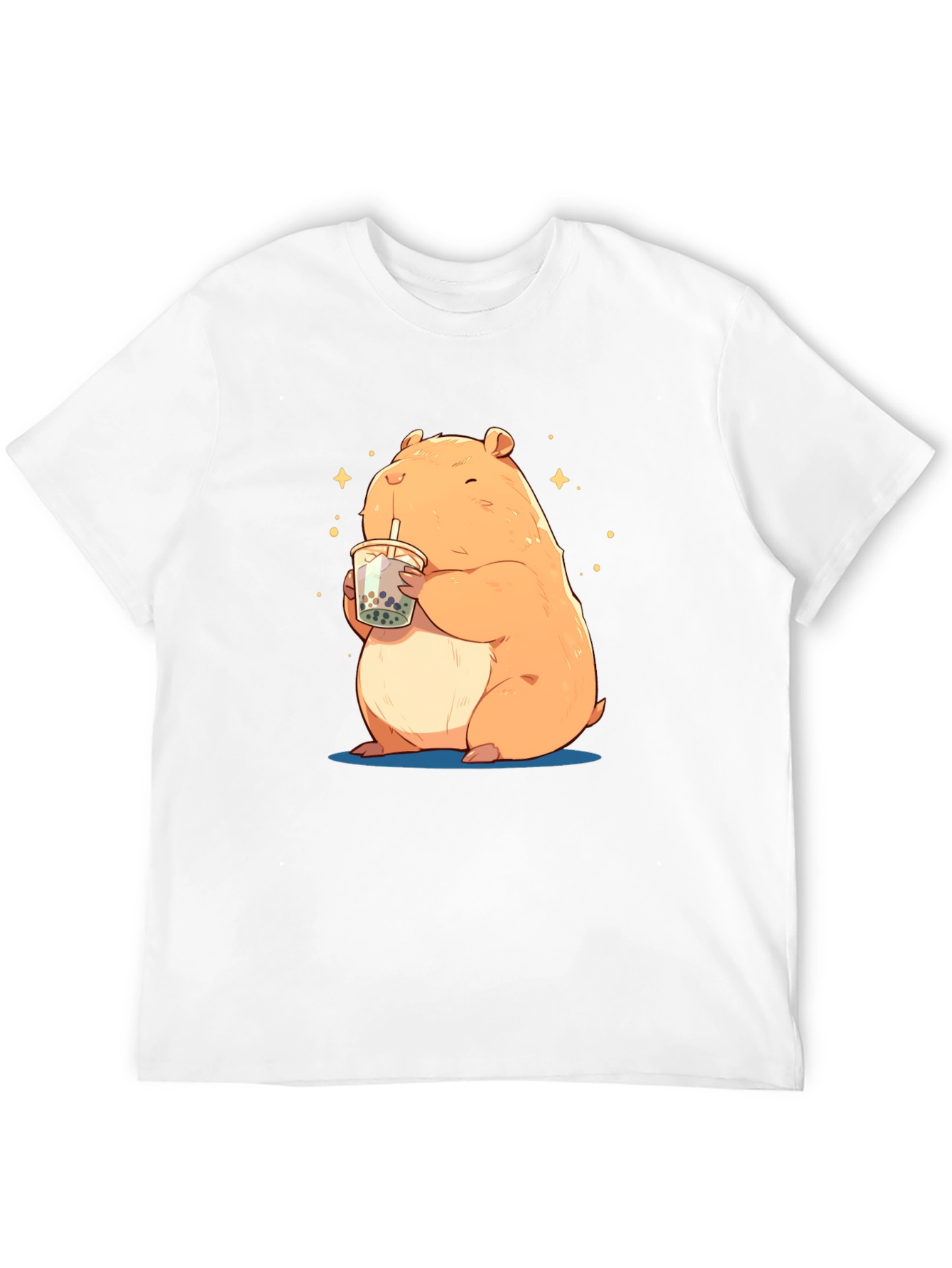 Hamster Boba Tea Graphic T-Shirt
