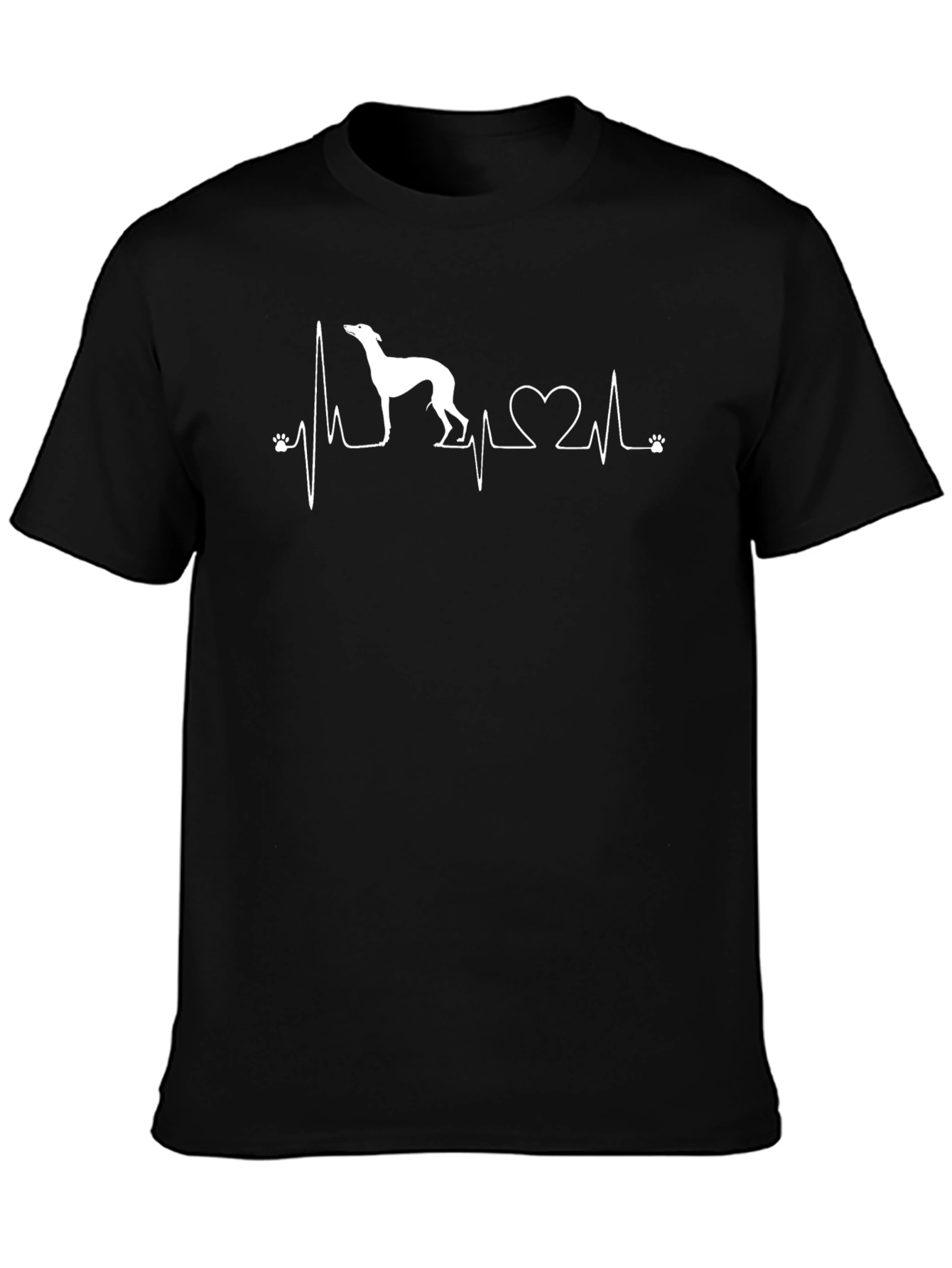 Greyhound Heartbeat T-Shirt - Dog Lover Tee
