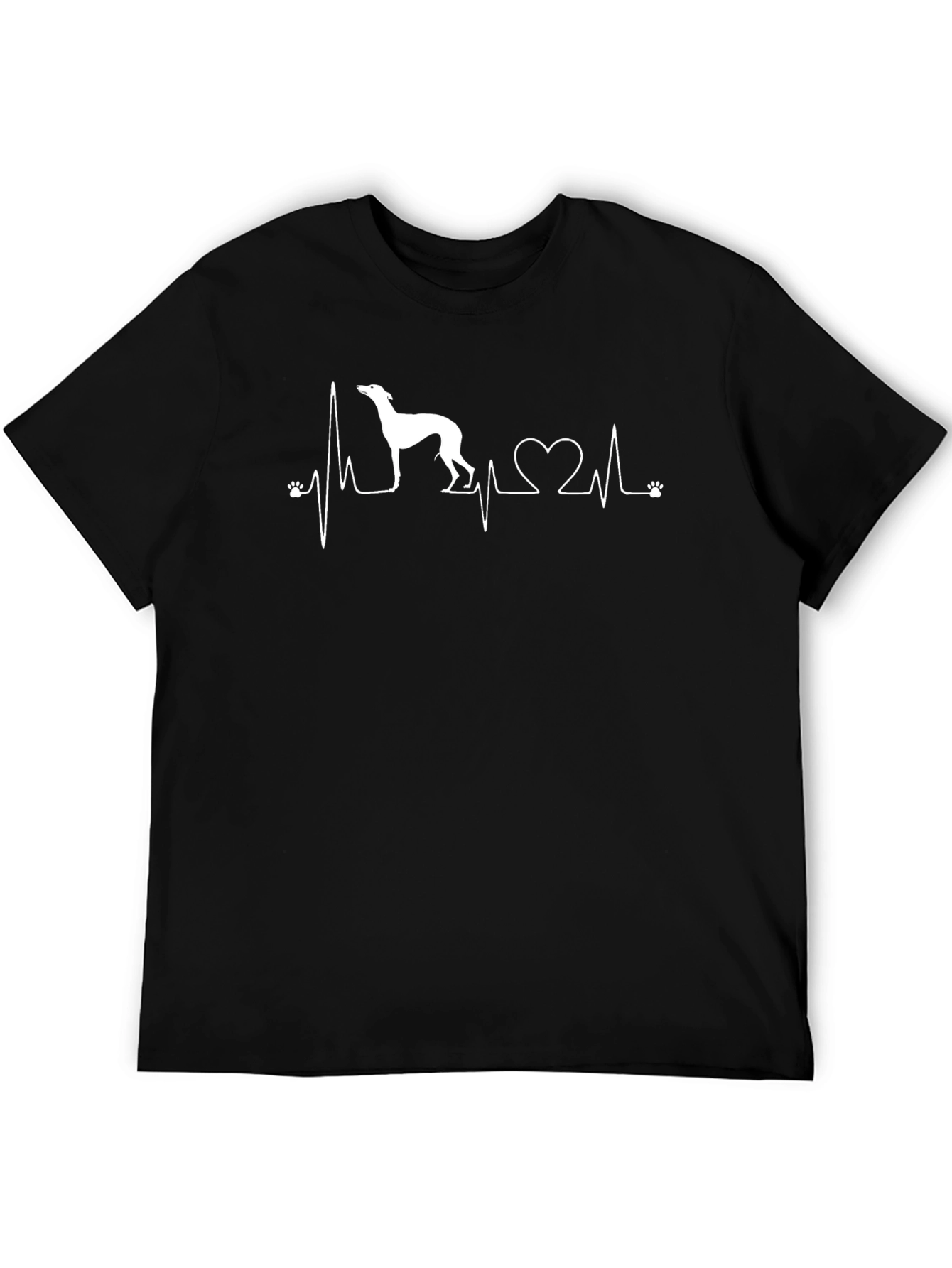 Greyhound Heartbeat T-Shirt - Dog Lover Tee