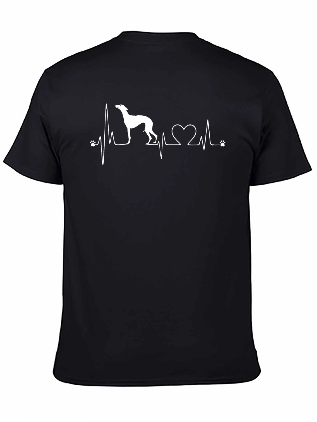 Greyhound Heartbeat T-Shirt - Dog Lover Tee