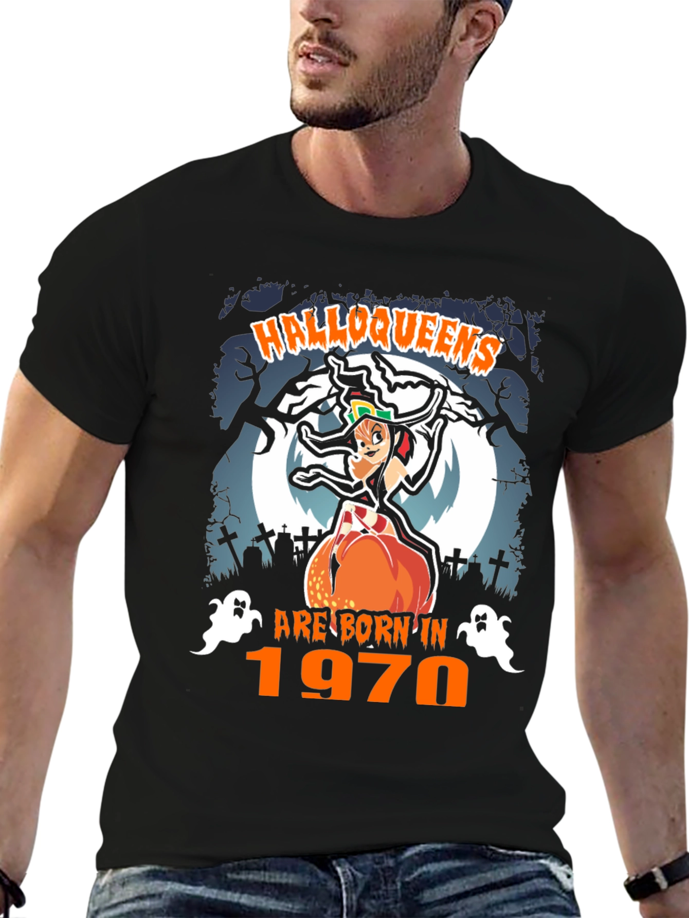 Halloweens Born in 1970 T-Shirt