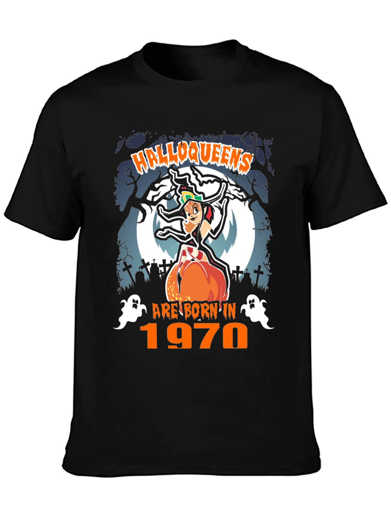 Halloweens Born in 1970 T-Shirt