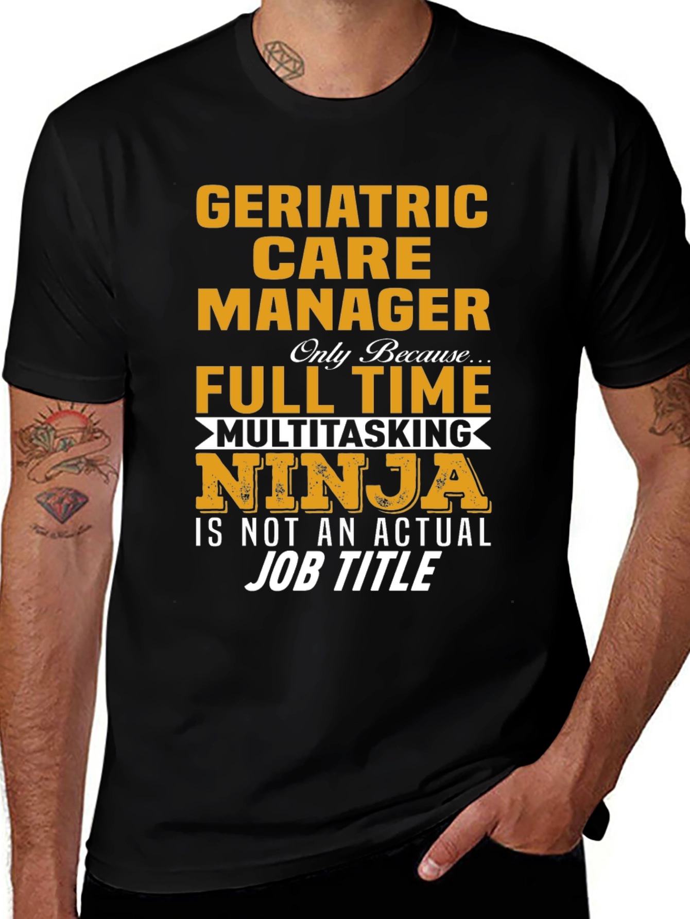 Geriatric Care Manager Ninja T-Shirt
