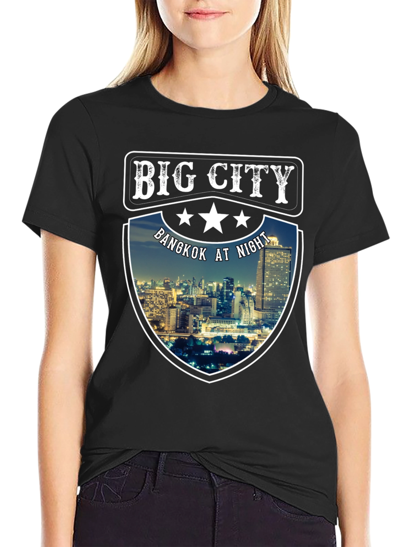 Bangkok at Night Graphic T-Shirt