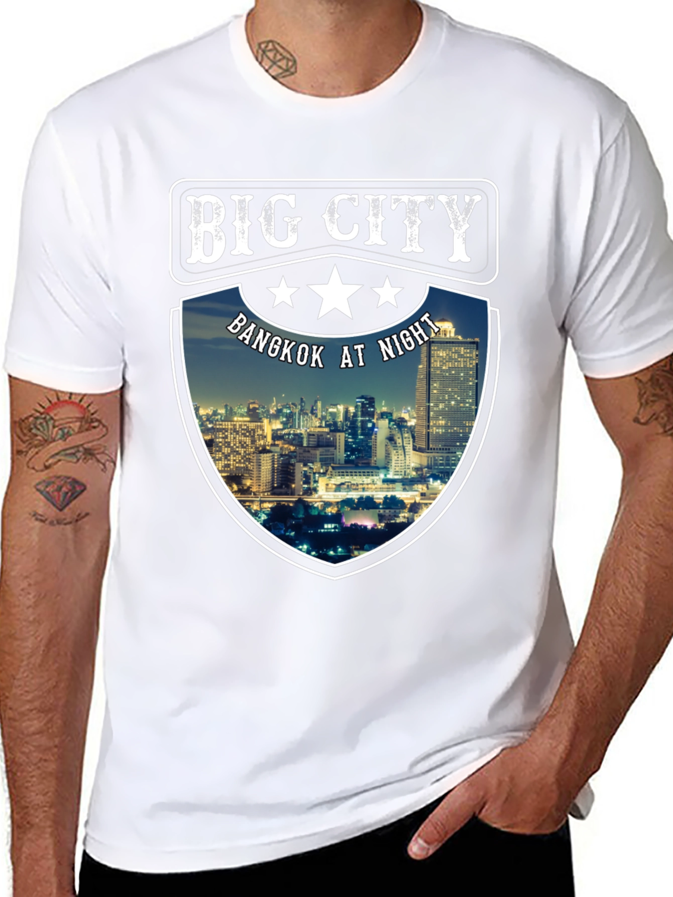 Bangkok at Night Graphic T-Shirt