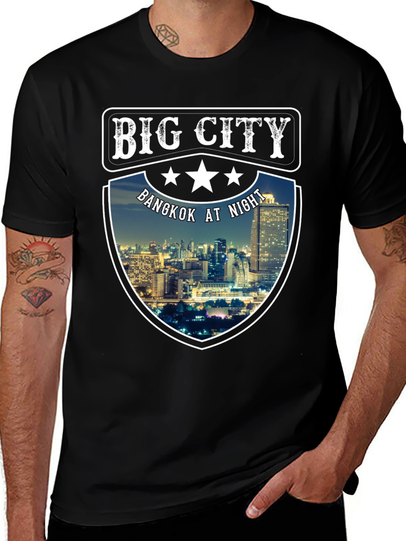 Bangkok at Night Graphic T-Shirt