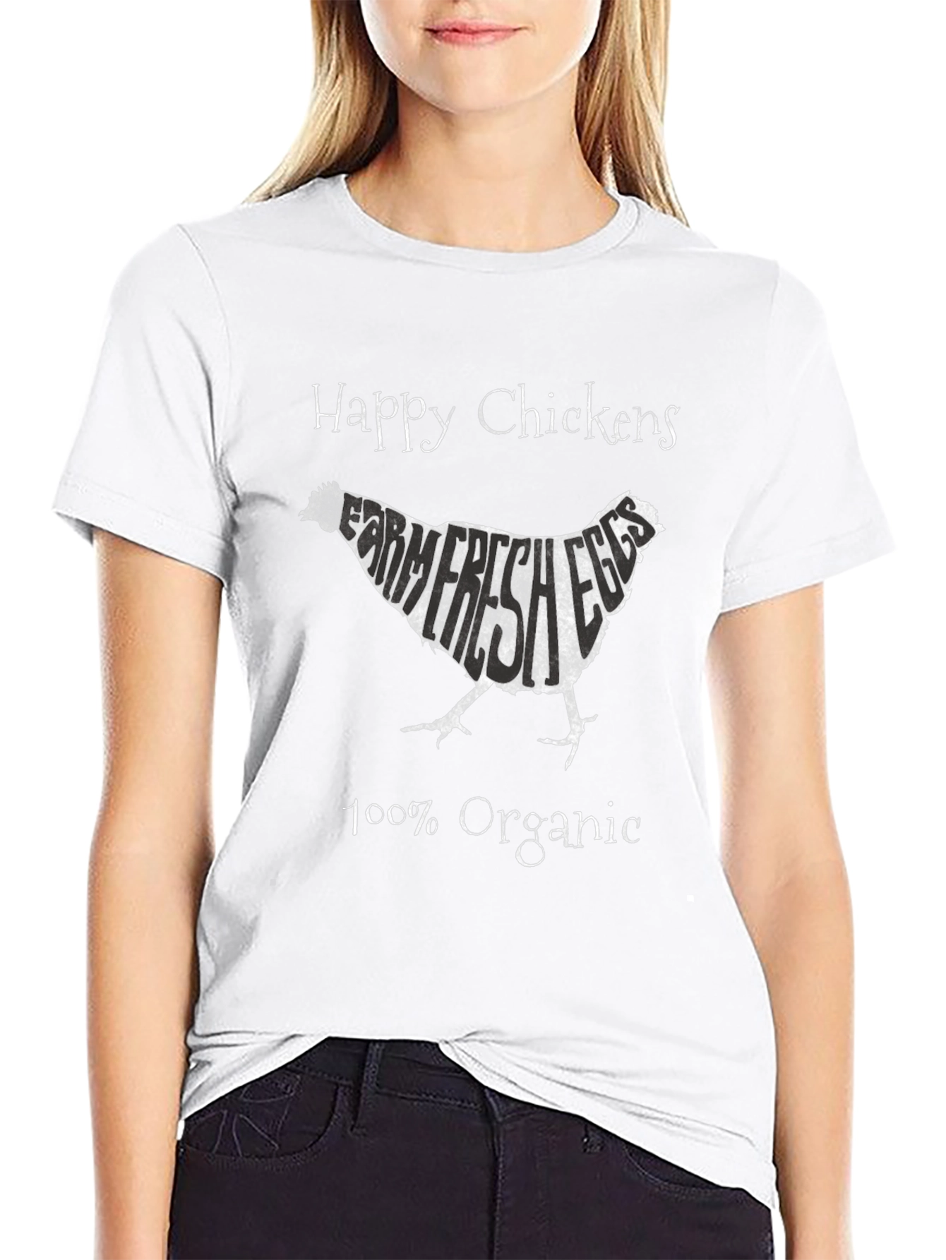 Happy Chickens Organic T-Shirt