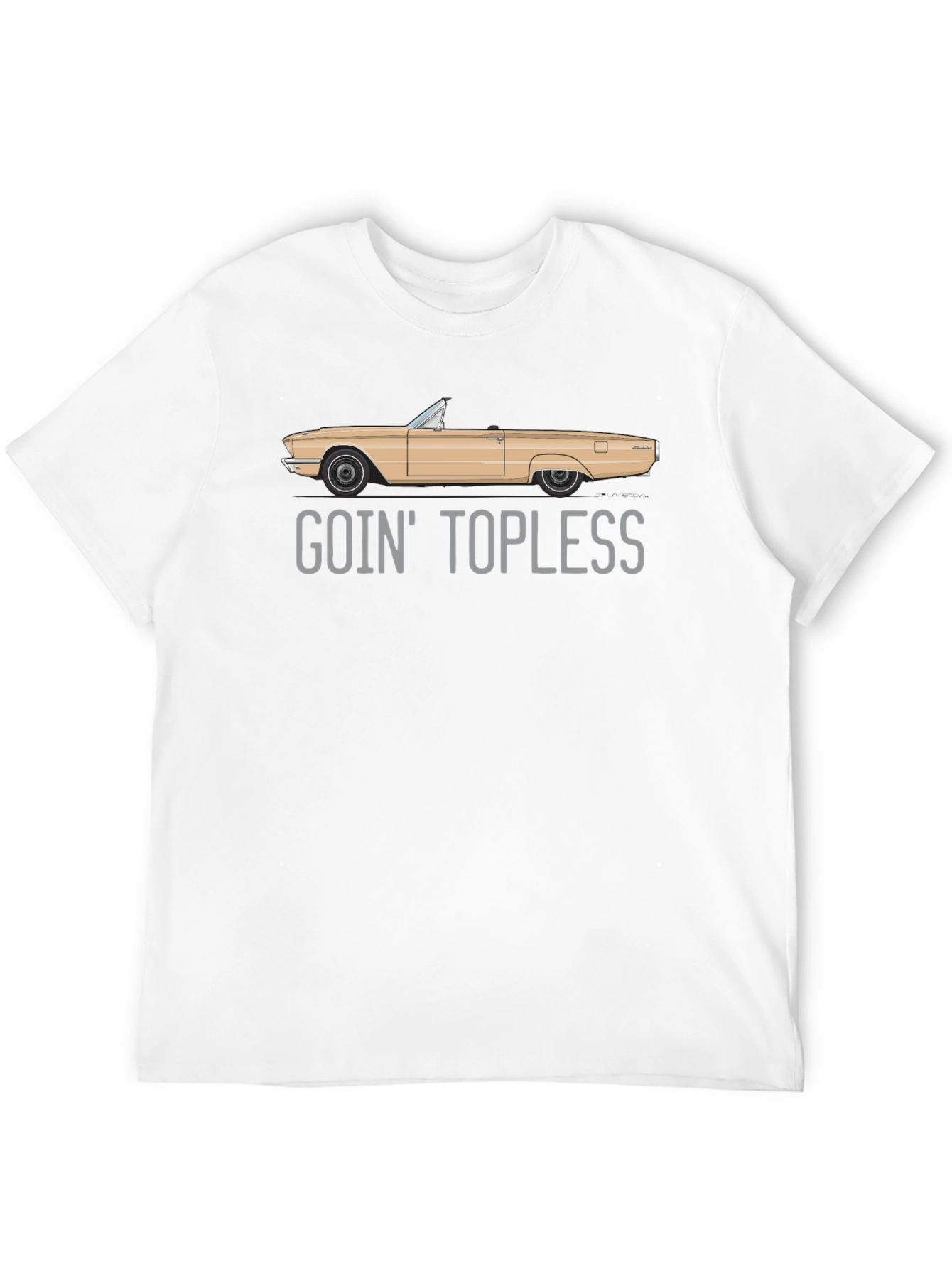 Goin Topless Car Graphic Tee