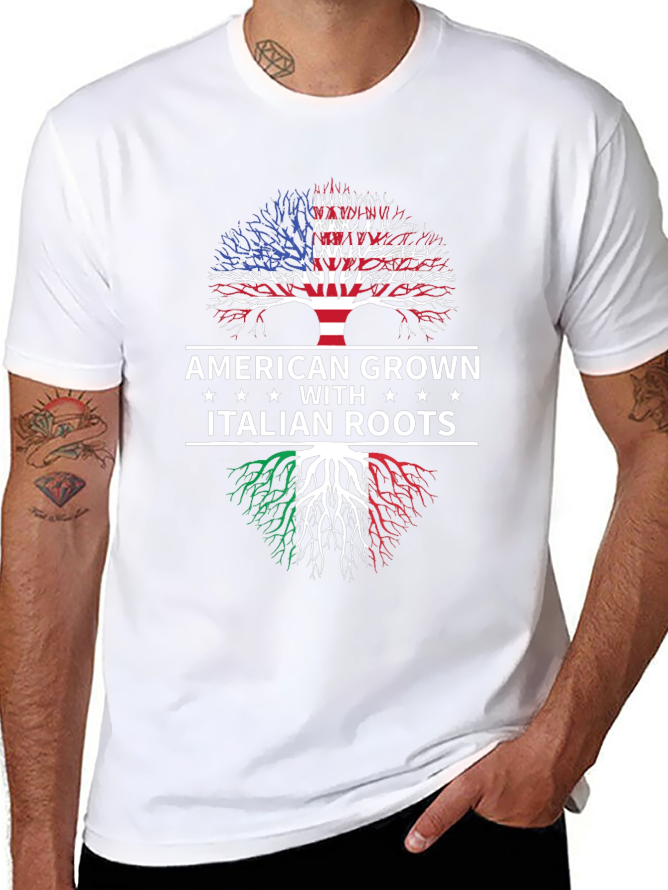 American Grown Italian Roots T-Shirt