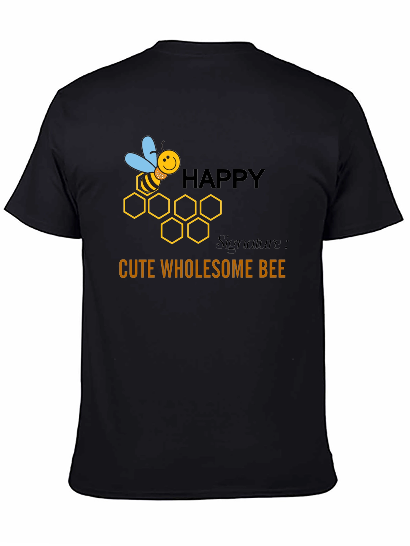 Happy Cute Wholesome Bee Graphic T-Shirt
