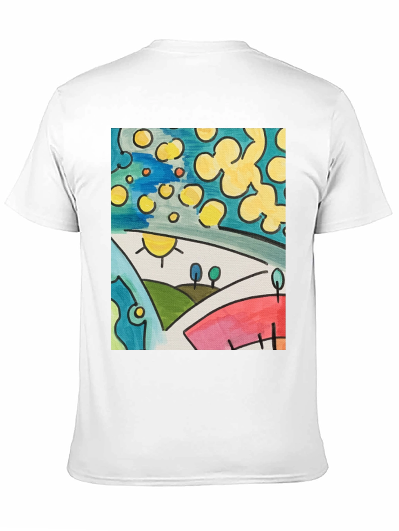 Abstract Art T-Shirt: Vibrant Graphic Tee
