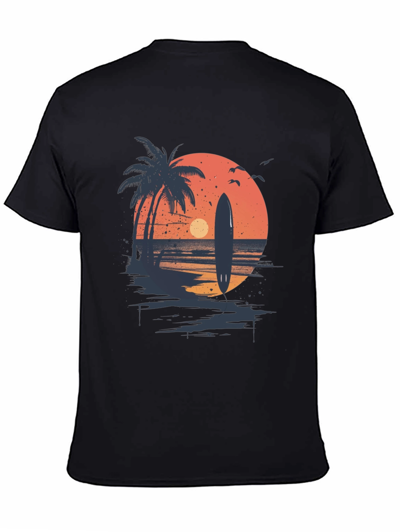Sunset Beach Surf T-Shirt