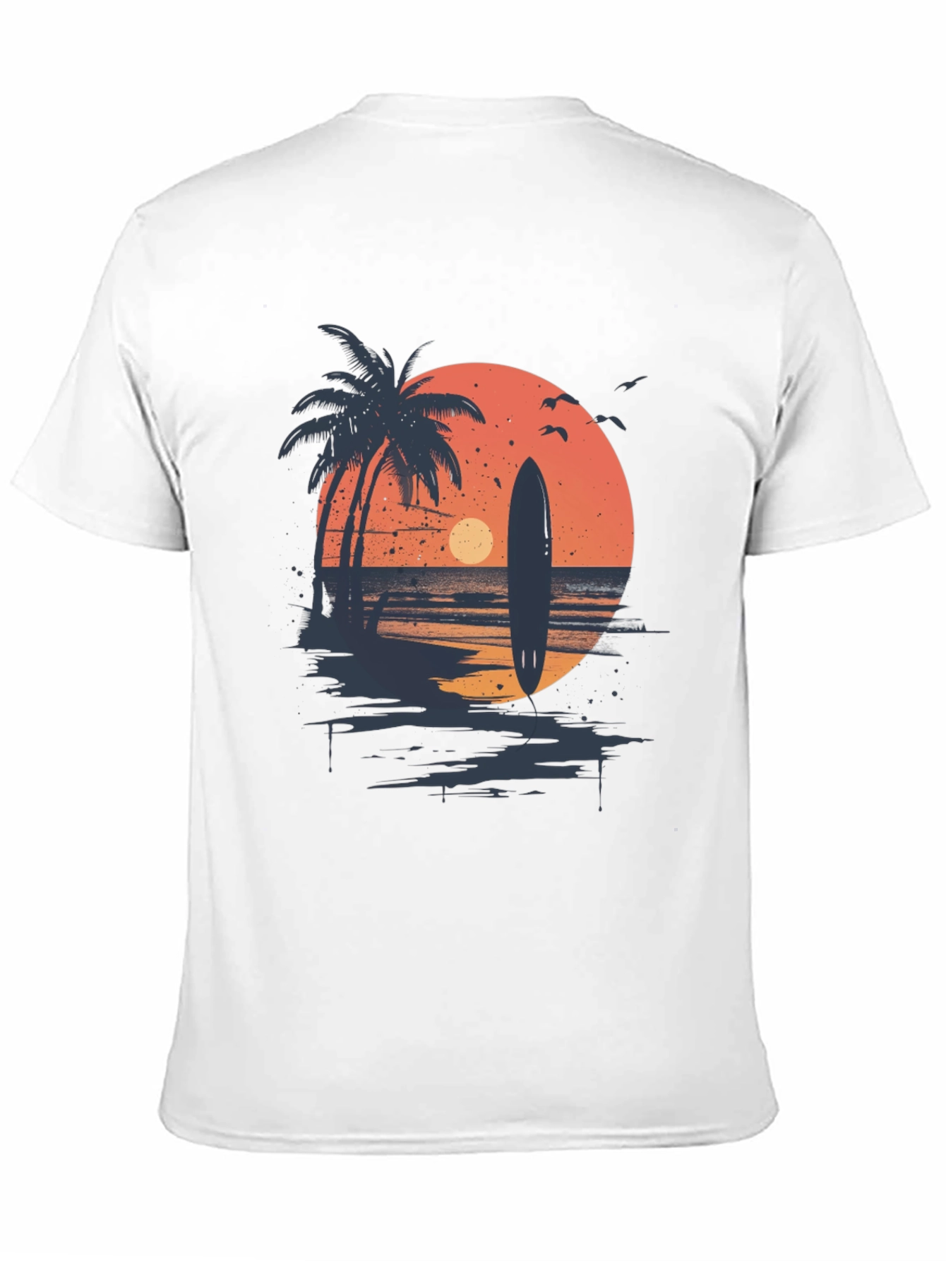 Sunset Beach Surf T-Shirt