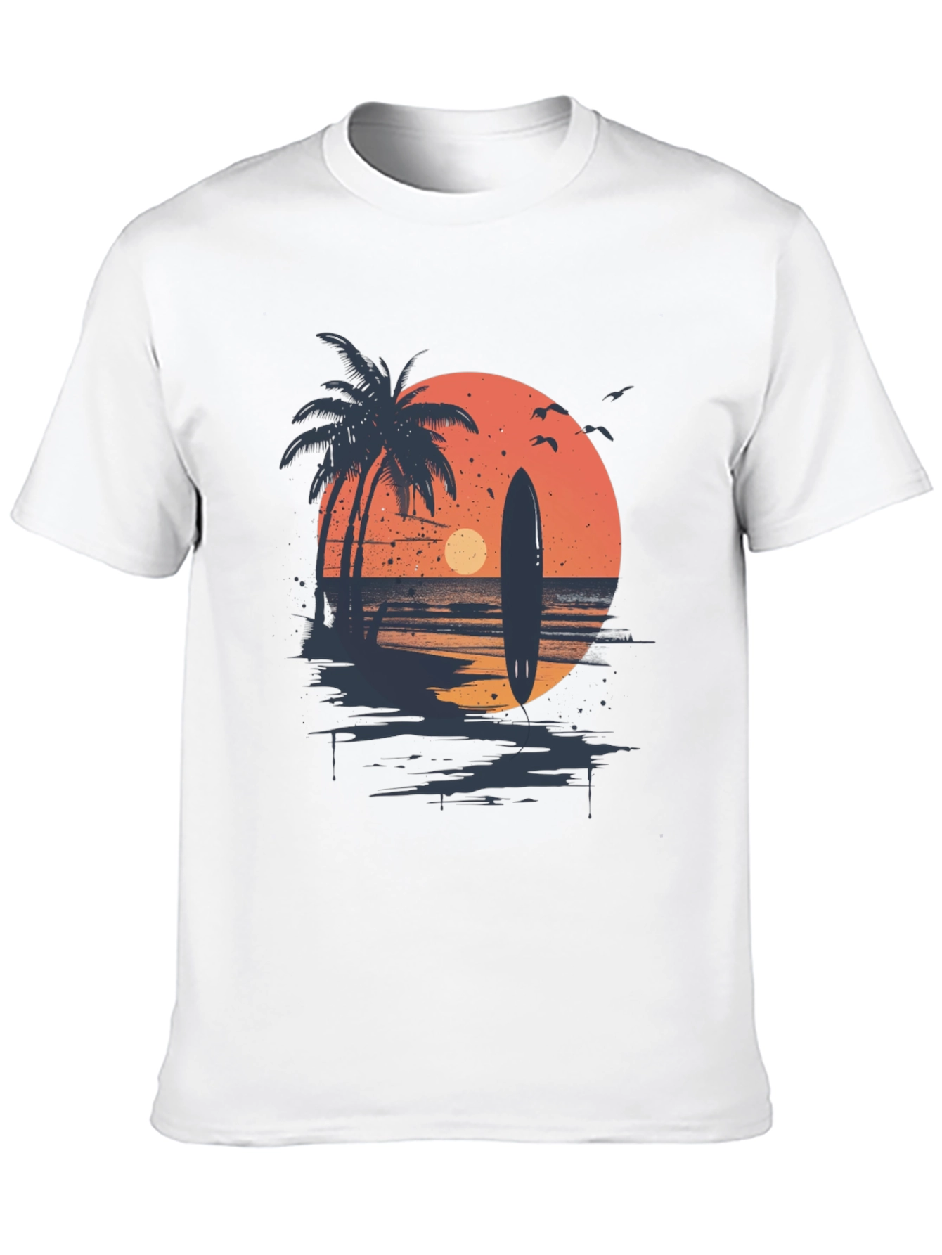 Sunset Beach Surf T-Shirt
