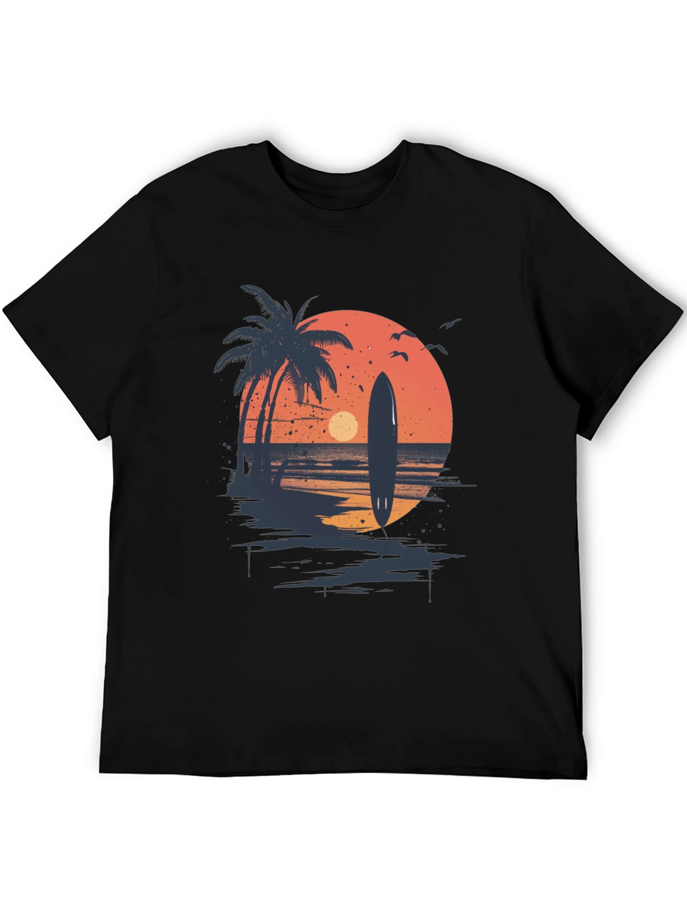 Sunset Beach Surf T-Shirt