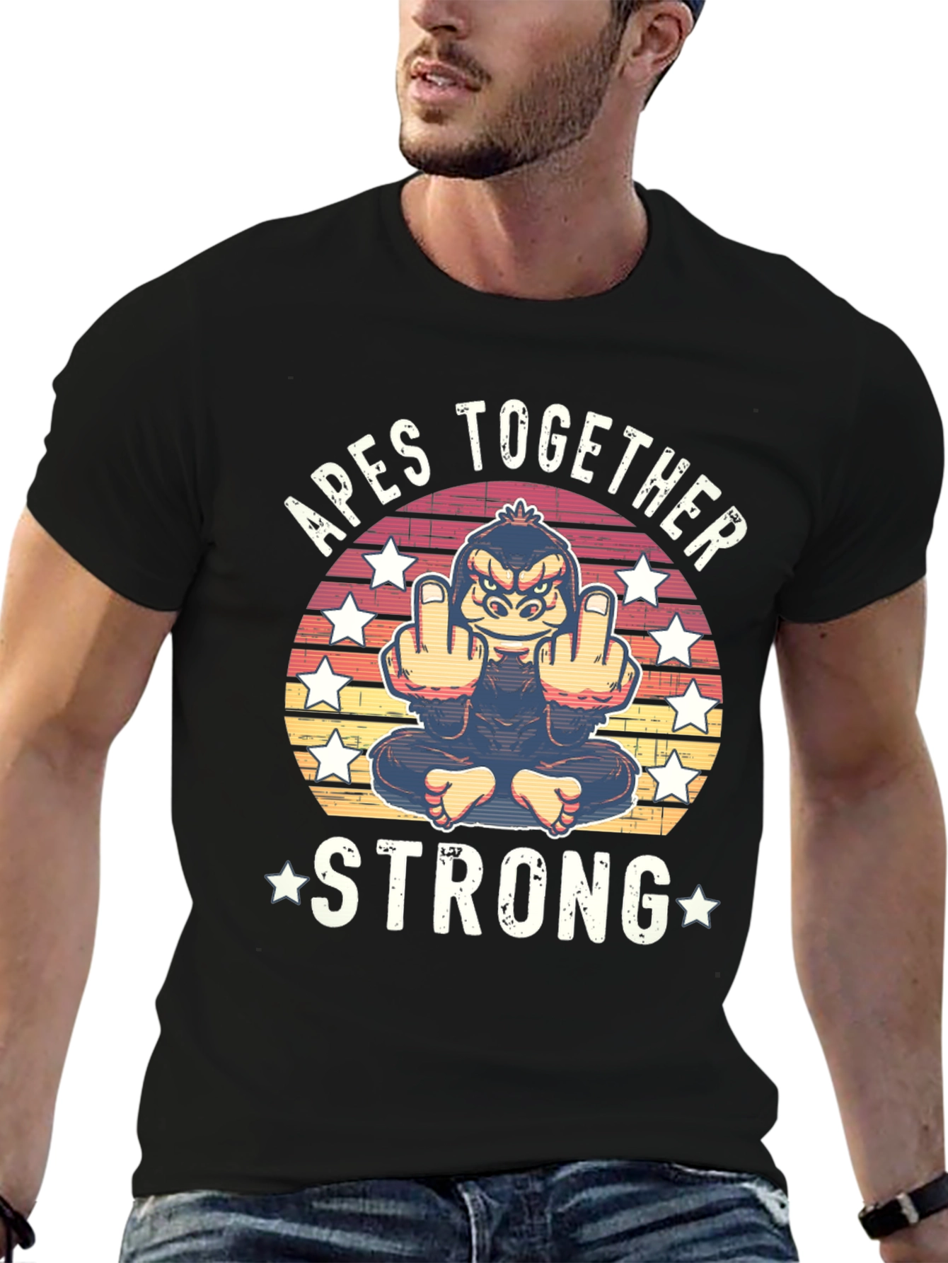 Apes Together Strong Graphic T-Shirt