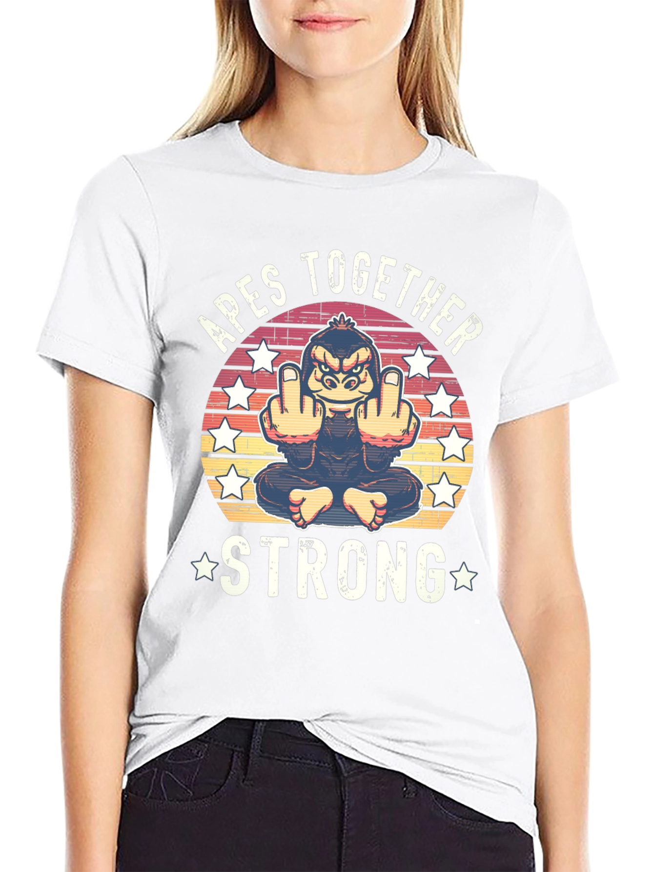 Apes Together Strong Graphic T-Shirt