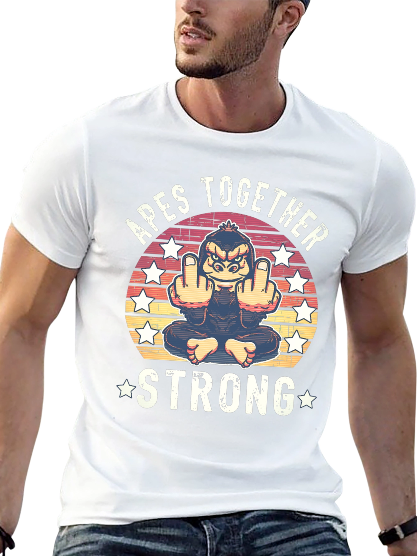 Apes Together Strong Graphic T-Shirt