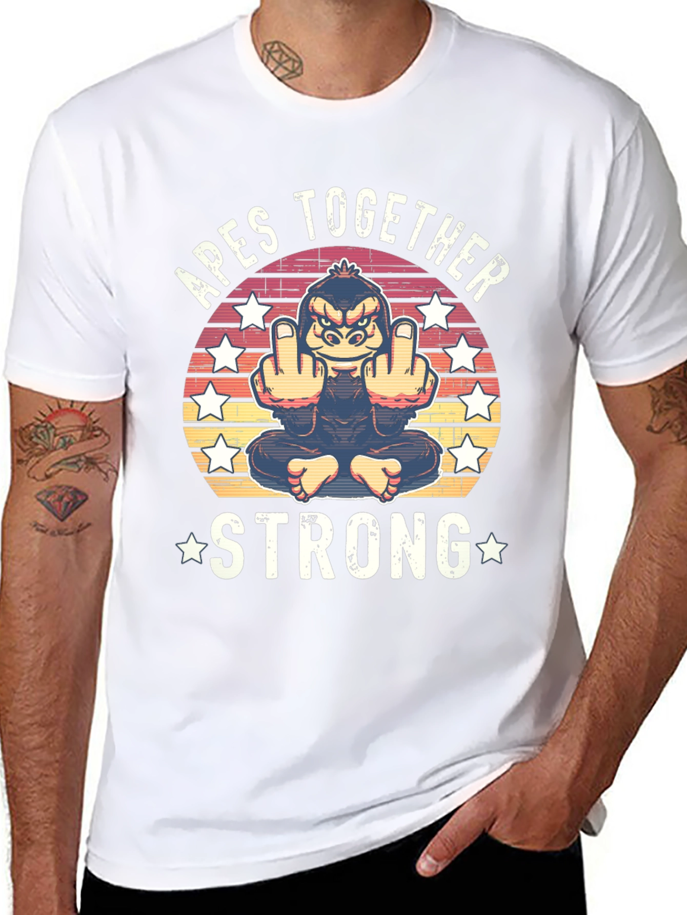 Apes Together Strong Graphic T-Shirt