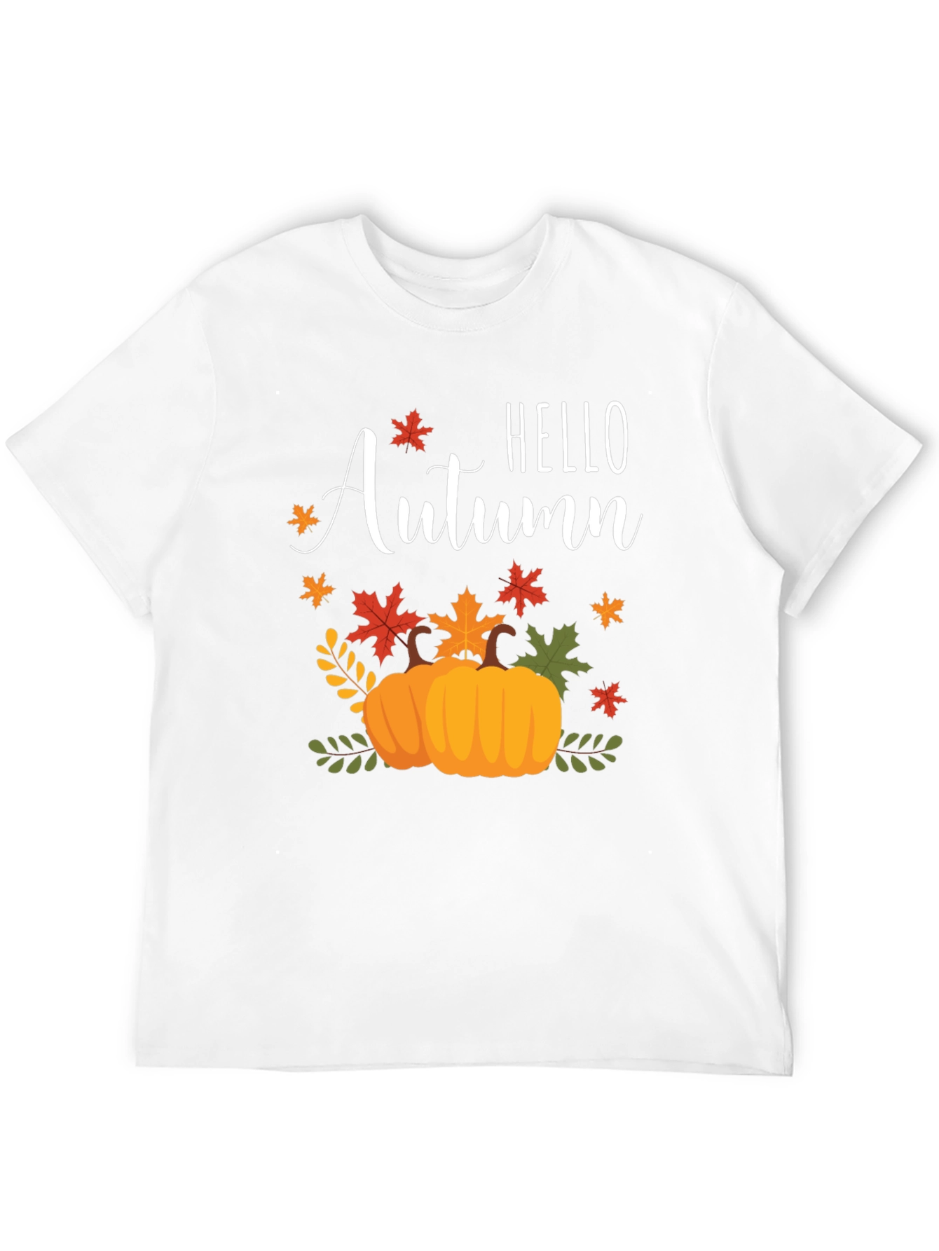 Hello Autumn T-Shirt - Festive Fall Design