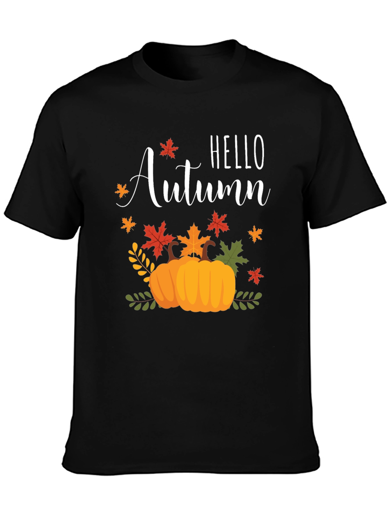 Hello Autumn T-Shirt - Festive Fall Design
