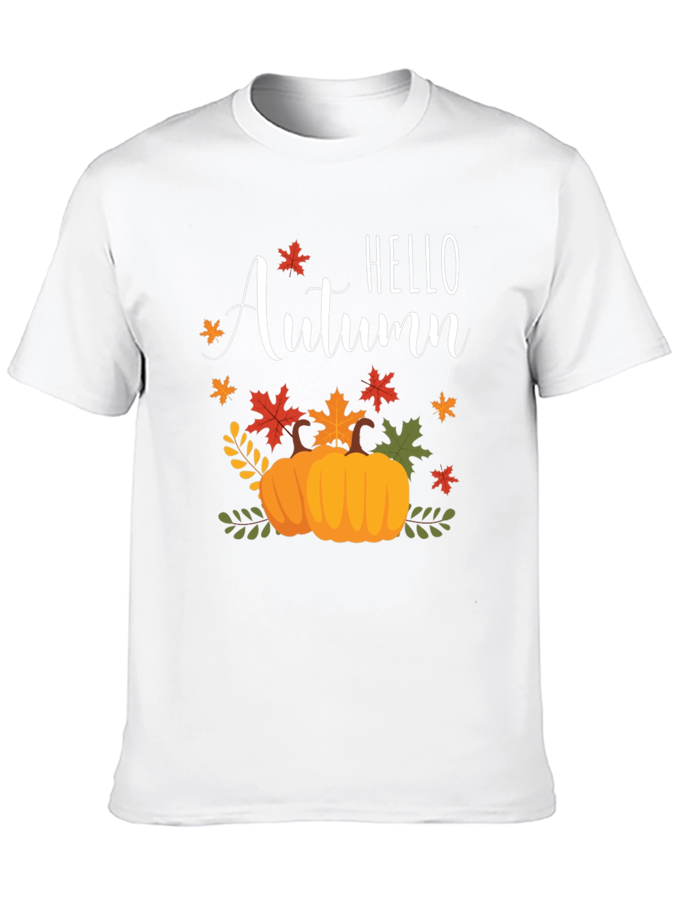 Hello Autumn T-Shirt - Festive Fall Design