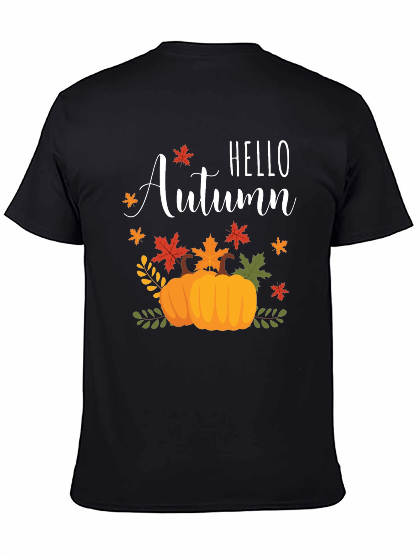 Hello Autumn T-Shirt - Festive Fall Design