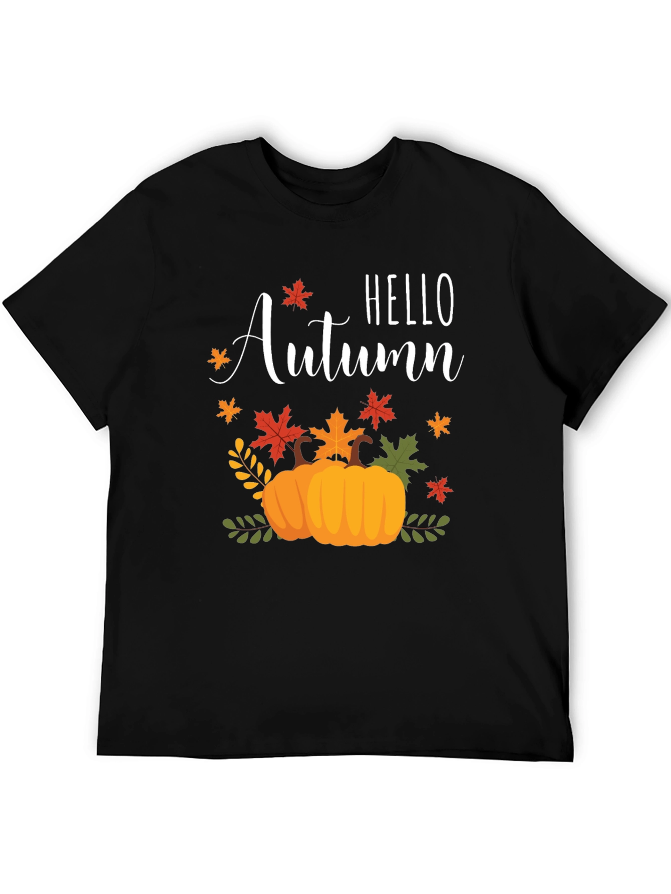 Hello Autumn T-Shirt - Festive Fall Design