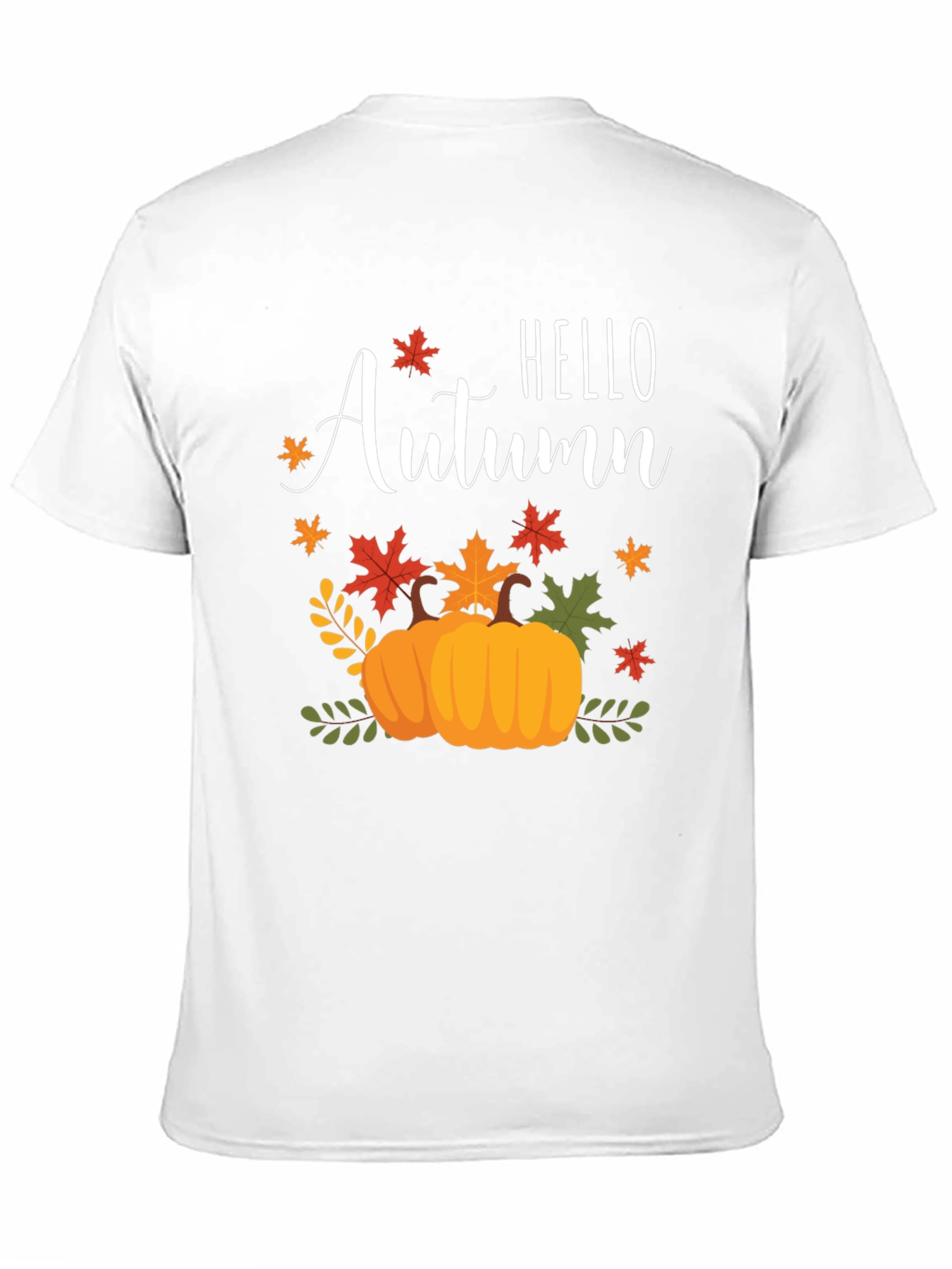 Hello Autumn T-Shirt - Festive Fall Design