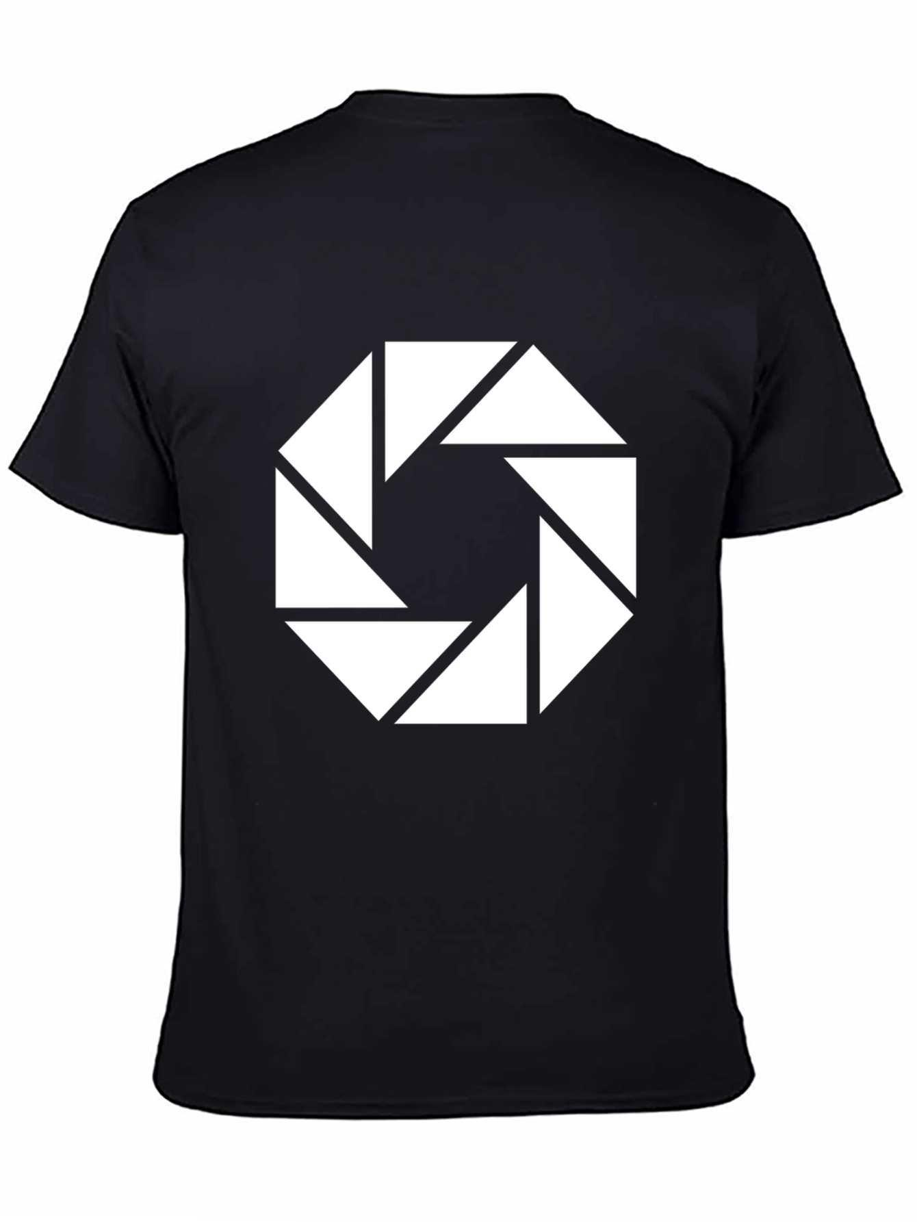 Aperture Science Logo Black T-Shirt
