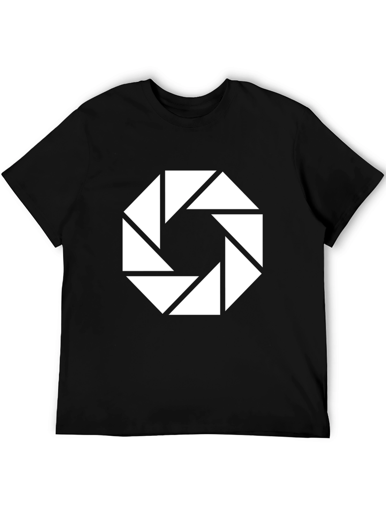 Aperture Science Logo Black T-Shirt