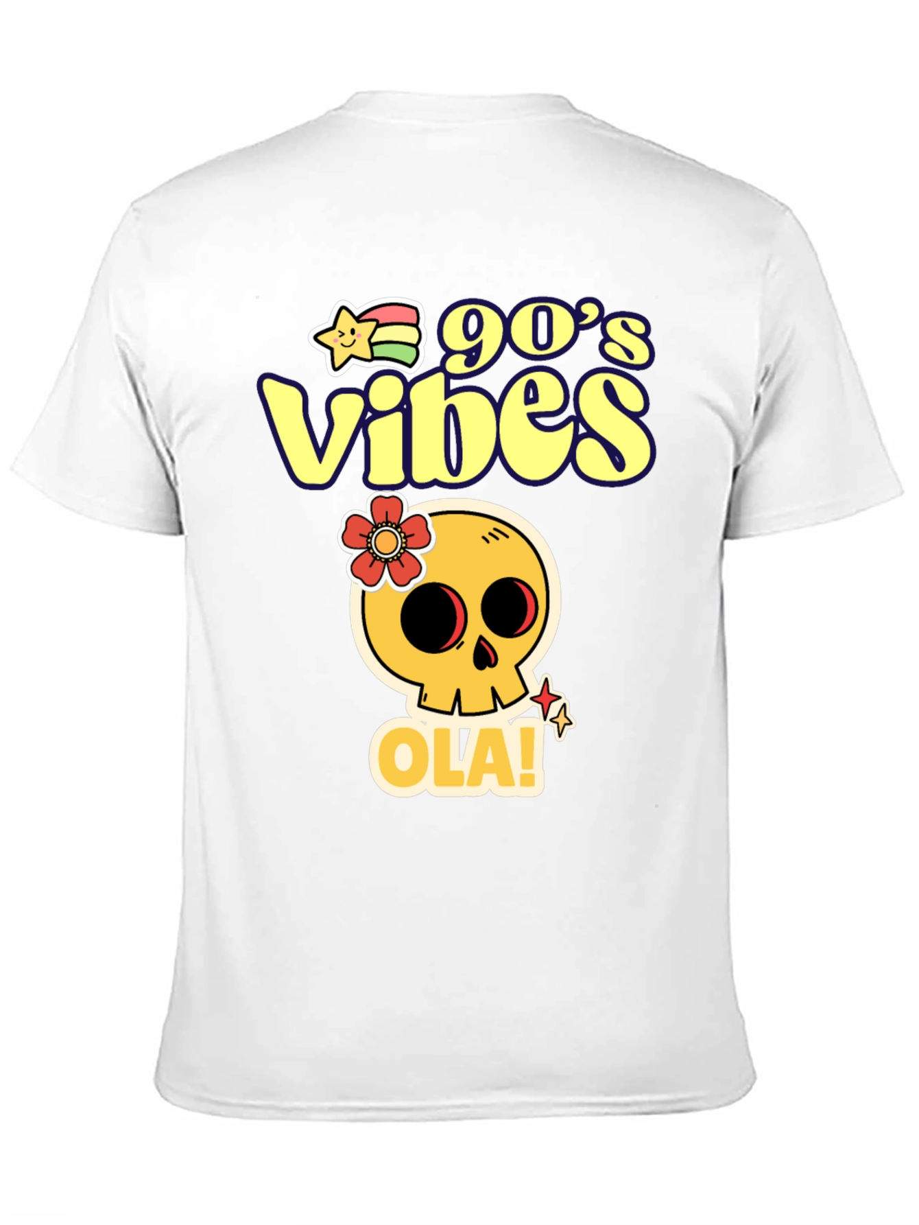 90s Vibes Skull Graphic T-Shirt