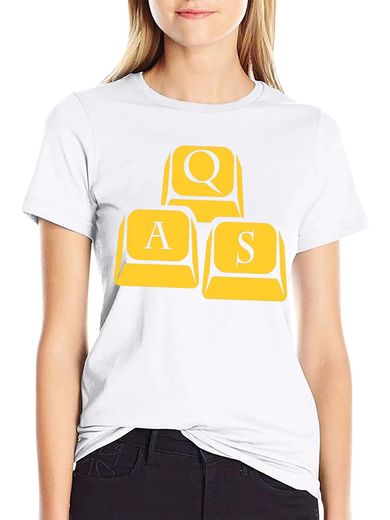 Gamer Keyboard Keys T-Shirt - WASD Design