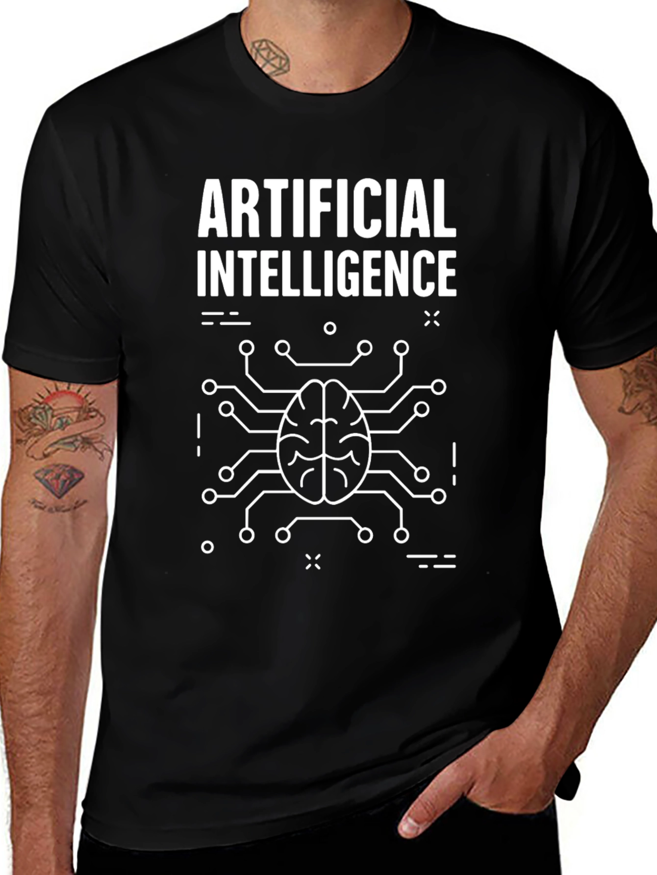 Artificial Intelligence Brain Circuit T-Shirt