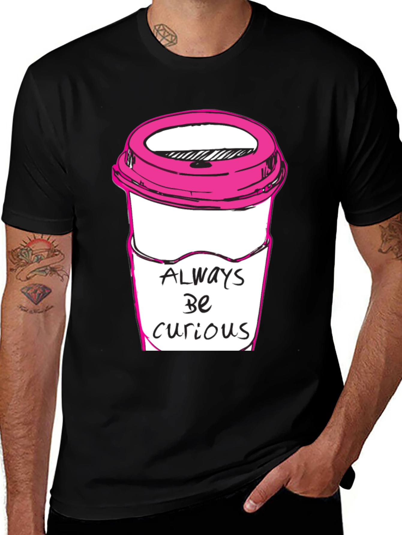 Always Be Curious Coffee T-Shirt