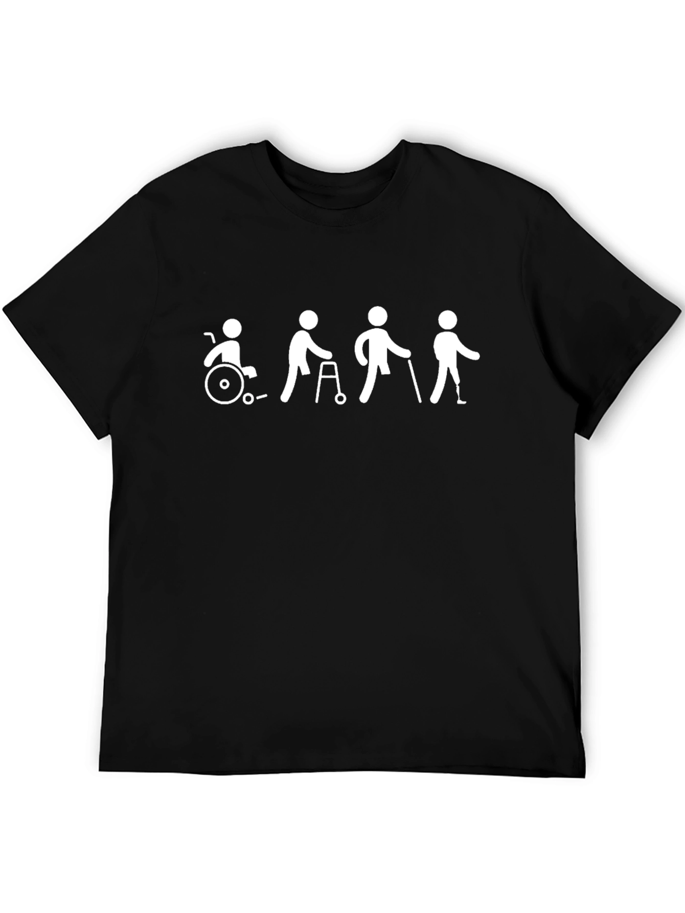 Disability Awareness Black Graphic Tee