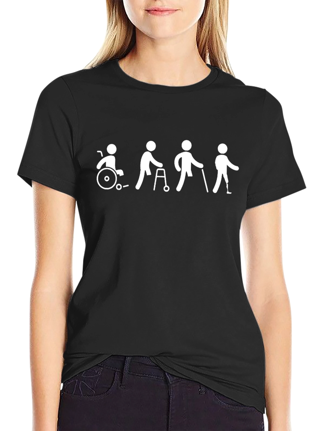 Disability Awareness Black Graphic Tee